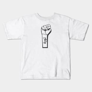 Lebanese thawra hand Kids T-Shirt